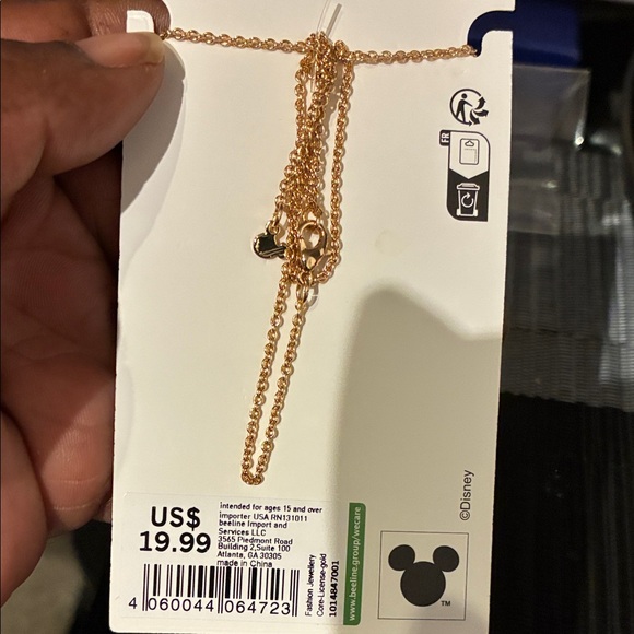 Disney Gold Plated Mickey Mouse Necklace - Picture 4 of 4